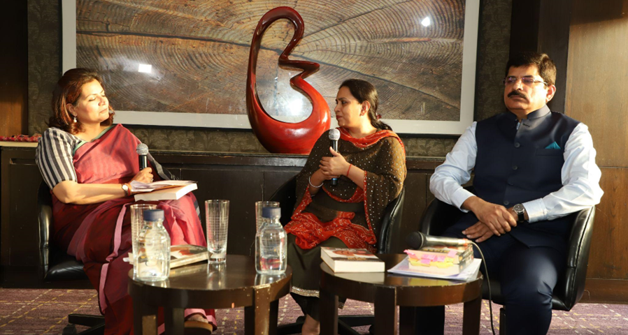 Priya Vashisht, Nidhi Poddar and Sushil Poddar